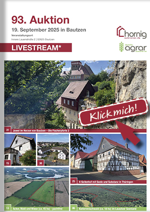 Titelbild Katalog 93. Agrar- und Immobilienauktion am 19.09.2025